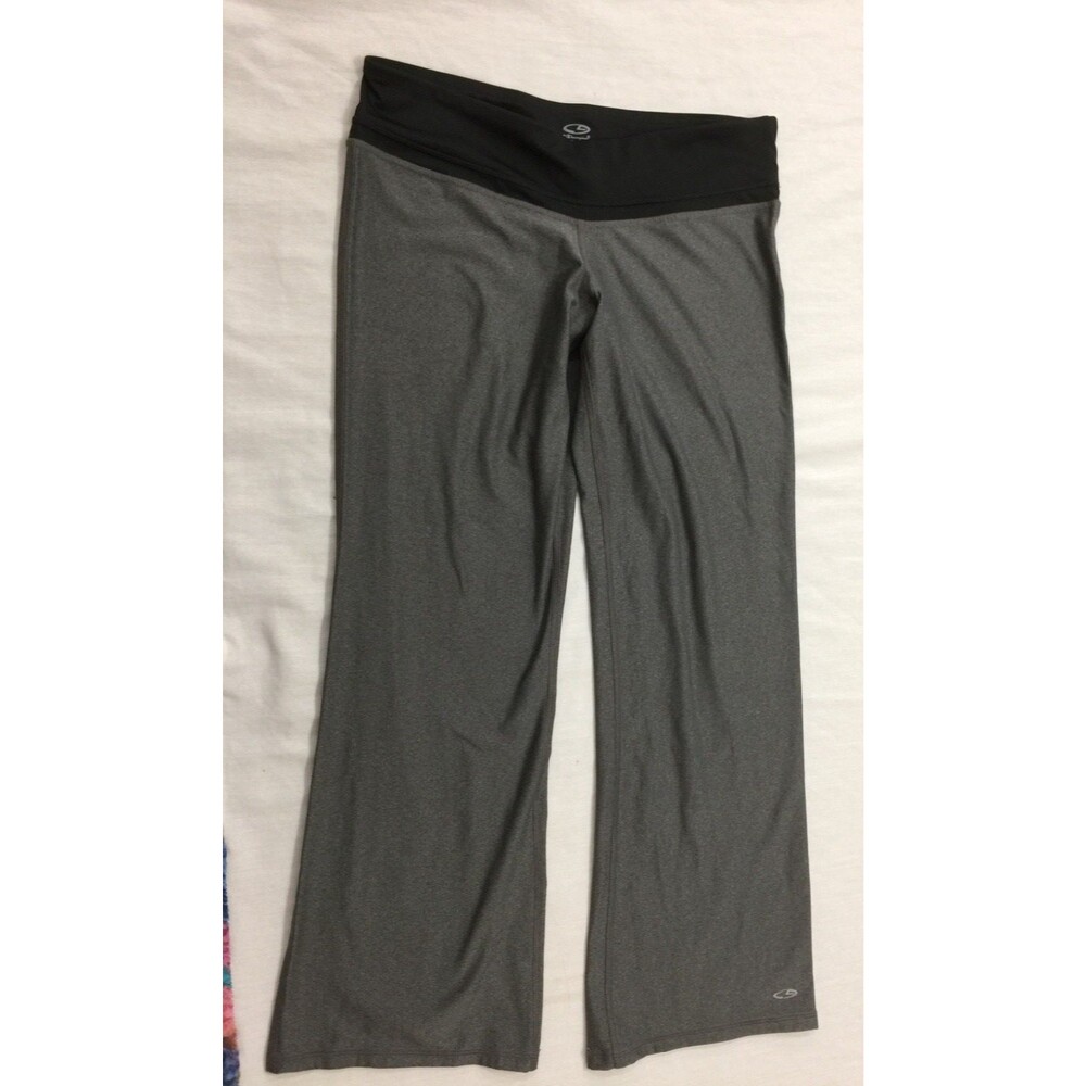 CHAMPION WOMENS ATHLETIC PULL ON YOGA PANTS SIZE M